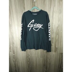 G-Eazy The Beautiful & Damned Tour Long Sleeve Shirt Mens Large Black Graphic T